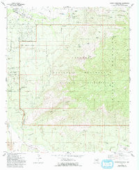Tanque Verde Peak 1981 topographic map thumbnail