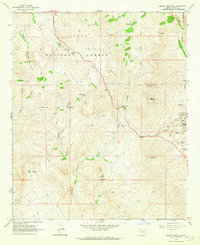 Teapot Mountain 1964 topographic map thumbnail
