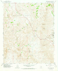 Teapot Mountain 1964 topographic map thumbnail
