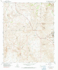 Teapot Mountain 1964 topographic map thumbnail