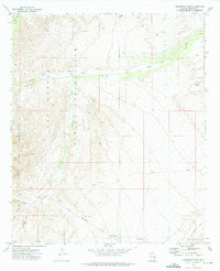 Telegraph Wash 1972 topographic map thumbnail