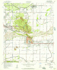 Tempe 1952 topographic map thumbnail
