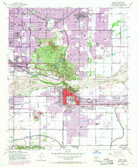 Tempe 1958 topographic map thumbnail