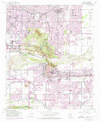 Tempe 1952 topographic map thumbnail