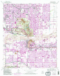 Tempe 1952 topographic map thumbnail