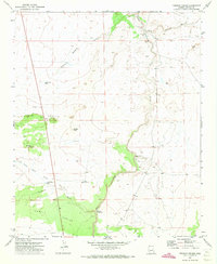 Tenmile Cedars 1970 topographic map thumbnail