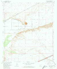 Texas Hill 1965 topographic map thumbnail
