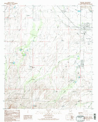 Thatcher 1985 topographic map thumbnail