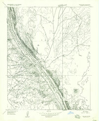 The Gap SW 1957 topographic map thumbnail
