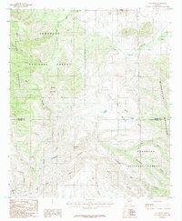 The Mesas 1985 topographic map thumbnail
