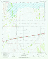 Theba 1973 topographic map thumbnail