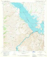Theodore Roosevelt Dam 1964 topographic map thumbnail