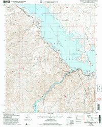 Theodore Roosevelt Dam 2004 topographic map thumbnail