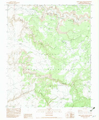 Three Turkey Canyon 1983 topographic map thumbnail