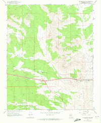 Tin Mountain NW 1968 topographic map preview