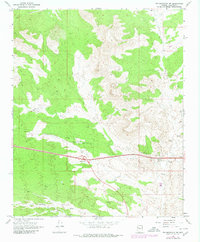 Tin Mountain NW 1968 topographic map thumbnail
