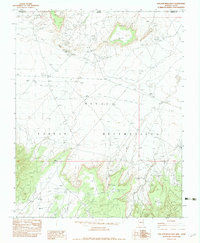 Toh Atin Mesa East 1982 topographic map thumbnail