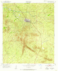 Tombstone 1952 topographic map thumbnail