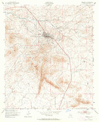 Tombstone 1952 topographic map thumbnail
