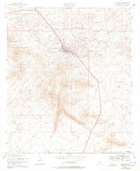 Tombstone 1952 topographic map thumbnail
