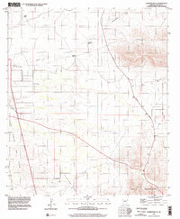 Tombstone SE 1996 topographic map thumbnail