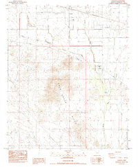 Tonopah 1984 topographic map thumbnail