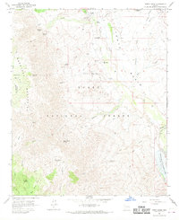 Tonto Basin 1964 topographic map thumbnail