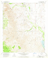 Tonto Basin 1964 topographic map thumbnail