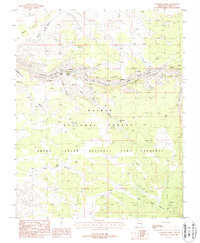 Toothpick Ridge 1988 topographic map thumbnail