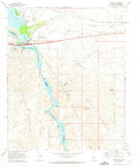 Topock 1970 topographic map thumbnail