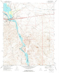 Topock 1970 topographic map thumbnail