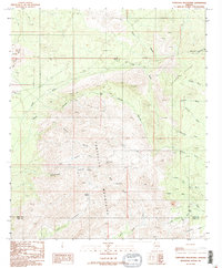 Tortolita Mountains 1988 topographic map thumbnail