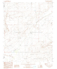 Tovar Mesa West 1991 topographic map thumbnail