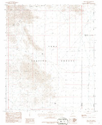 Trigo Pass 1986 topographic map preview