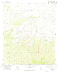 Tripp Canyon 1972 topographic map thumbnail