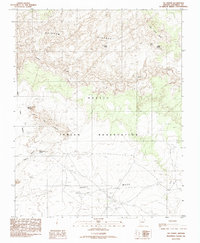 Tse Esgizii 1985 topographic map thumbnail