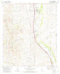 Tubac 1981 topographic map thumbnail