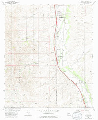 Tubac 1981 topographic map thumbnail