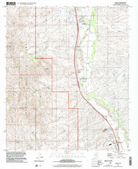 Tubac 1996 topographic map thumbnail