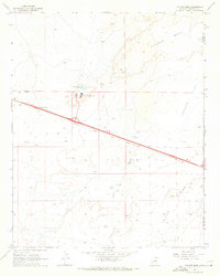 Tucker Mesa 1968 topographic map thumbnail