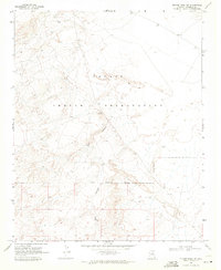 Tucker Mesa NW 1968 topographic map thumbnail