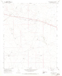 Tucker Mesa SW 1968 topographic map thumbnail