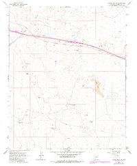 Tucker Mesa SW 1968 topographic map thumbnail