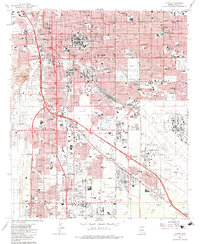 Tucson 1983 topographic map thumbnail