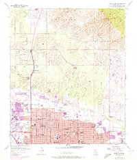 Tucson North 1957 topographic map preview