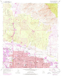 Tucson North 1957 topographic map preview
