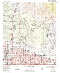 Tucson North 1984 topographic map preview
