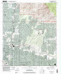 Tucson North 1996 topographic map thumbnail