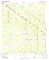 Tucson SE 1968 topographic map thumbnail