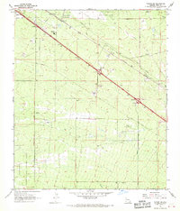 Tucson SE 1968 topographic map thumbnail